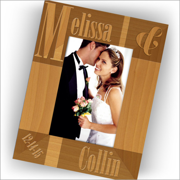 Natural Wood Frame - Style 6, Vertical