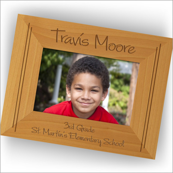 Natural Wood Frame - Style 7, Horizontal
