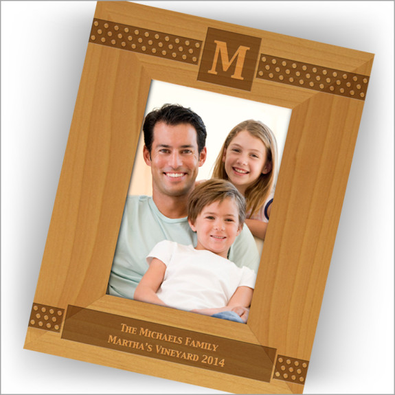 Natural Wood Frame - Style 9, Vertical