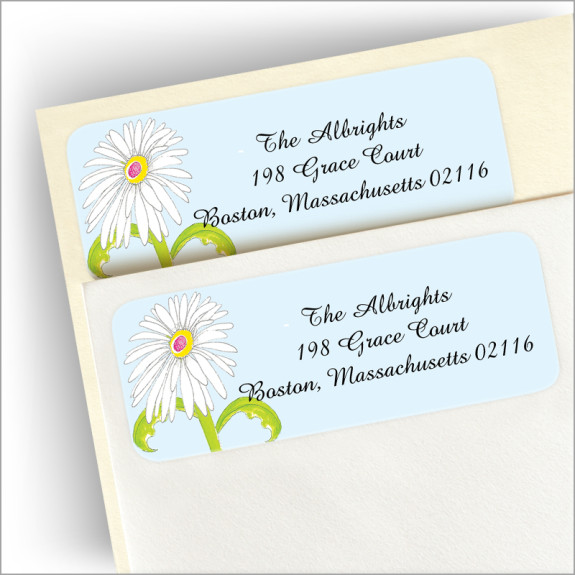 Pick A Daisy Address Labels