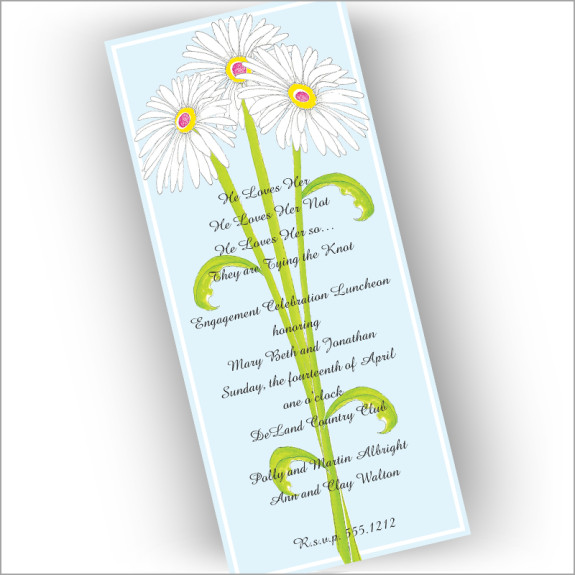 Pick A Daisy Invitations