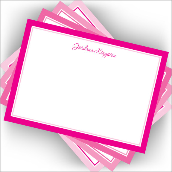 Pink Bordered Card Assortment