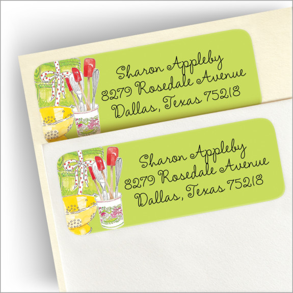 Time for Shower Return Address Labels