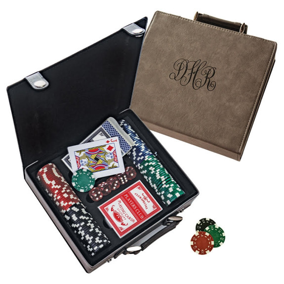 Poker Set with Monogram