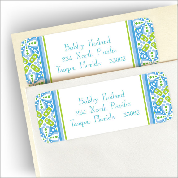 Wall Flowers Address Labels