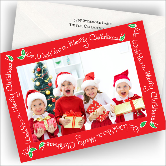 We Wish You Photo Cards - Horizontal