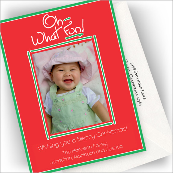 What Fun Photo Christmas Card