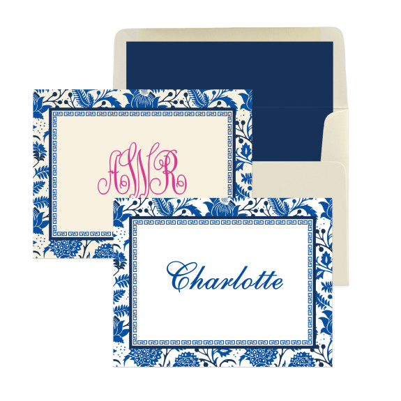 Windsor Floral Fold Notes