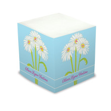 Blooming Daisies Self Stick Memo Cube - Style 15