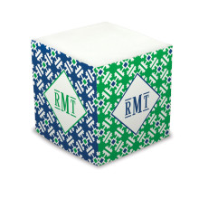 Patchwork Self Stick Memo Cube - Style 21