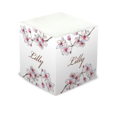 Spring Cherry Self Stick Memo Cube - Style 26