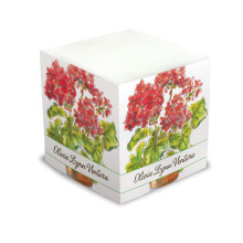 Geraniums Self Stick Memo Cube - Style 27