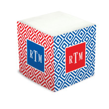 Diamond Pattern Self Stick Memo Cube - Style 35