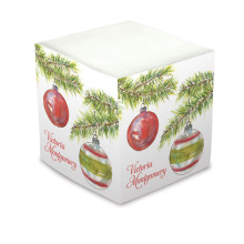 Hanging Ornament Self Stick Memo Cube - Style 37