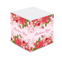 Spring Floral Memo Cube - Style 46