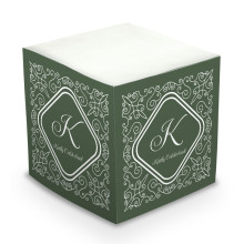 Filigree Self Stick Memo Cube - Style 55