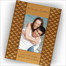 Natural Wood Frame - Style 8, Vertical