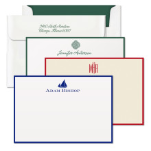 DYO Hand Bordered Correspondence Cards - with Design