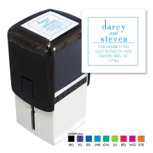 First Names Square Stamper - Black ink & 1 Color Refill