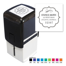 Framed Imprint Square Stamper - Black ink & 1 Color Refill