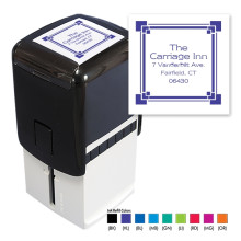 Bold Border Square Stamper - Black ink & 1 Color Refill
