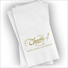 Personalized Holiday Guest Towel Napkins