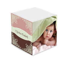 Photo Self Stick Memo Cube - One Photo