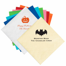 Halloween DYO Color Beverage Napkins - Matte Ink