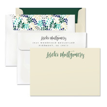 Monterey Script Correspondence Cards