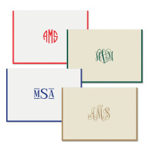 DYO Hand Bordered Gift Enclosure Cards - with Monogram