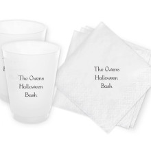 Halloween Bash! Cup & Napkin Set