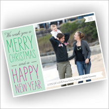 Wish You Holiday Photocard - Format 1