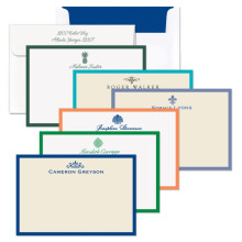 DYO Wide Hand Bordered Correspondence Cards