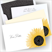 Blooming Sunflower Fold Note