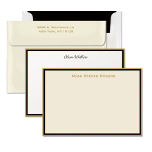 Black/Gold Double Hand Bordered Cards 