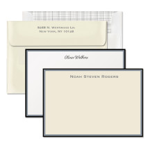 Black/Gray Double Hand Bordered Cards 