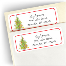 Lively Tree Address Labels