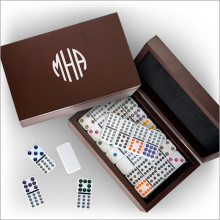 Dominoes Set - Monogram