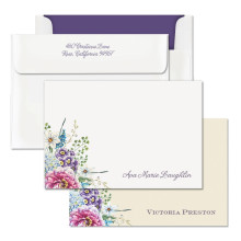 Floral Fantasy Correspondence Cards