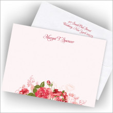 Rose Floral Corrspondence Cards
