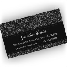 Black Leather Cards