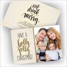 Holly Jolly Christmas Photocard