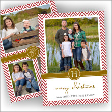 Red Initial Gift  Photocard