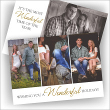 Wonderful Holiday Photocard