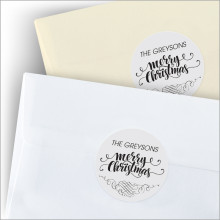 Christmas Greetings Seals