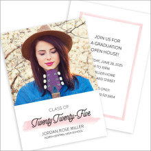 Class of... Brushstroke Invitation