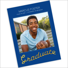Bold Graduate Photocard