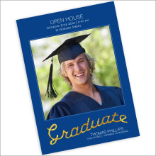 Bold Graduate Faux Foil Invitation