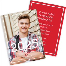 Grad Photo Card Invitation