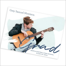 Swirl Graduation Photocard